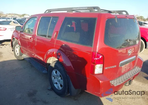 2006 Nissan Pathfinder Se из США, поврежденный, VIN 5N1AR18U86C605927